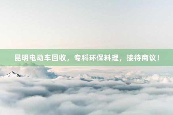 昆明电动车回收，专科环保料理，接待商议！